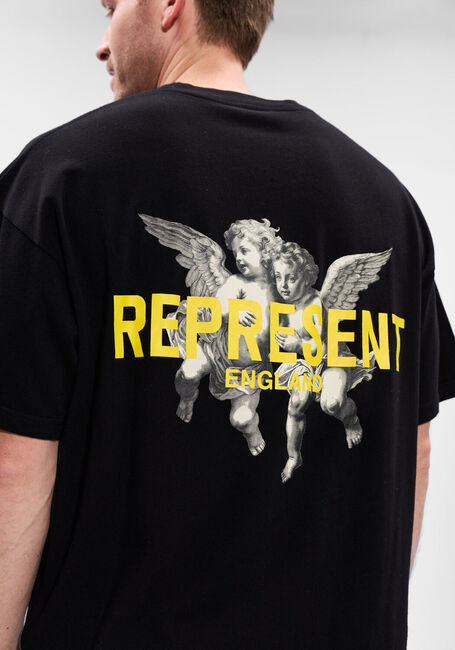 Zwarte REPRESENT T-shirt LEGACY CHERUBS T SHIRT - large