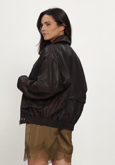 Bruine ALTER EGO Jack HOLLY SUEDE JACKET - large