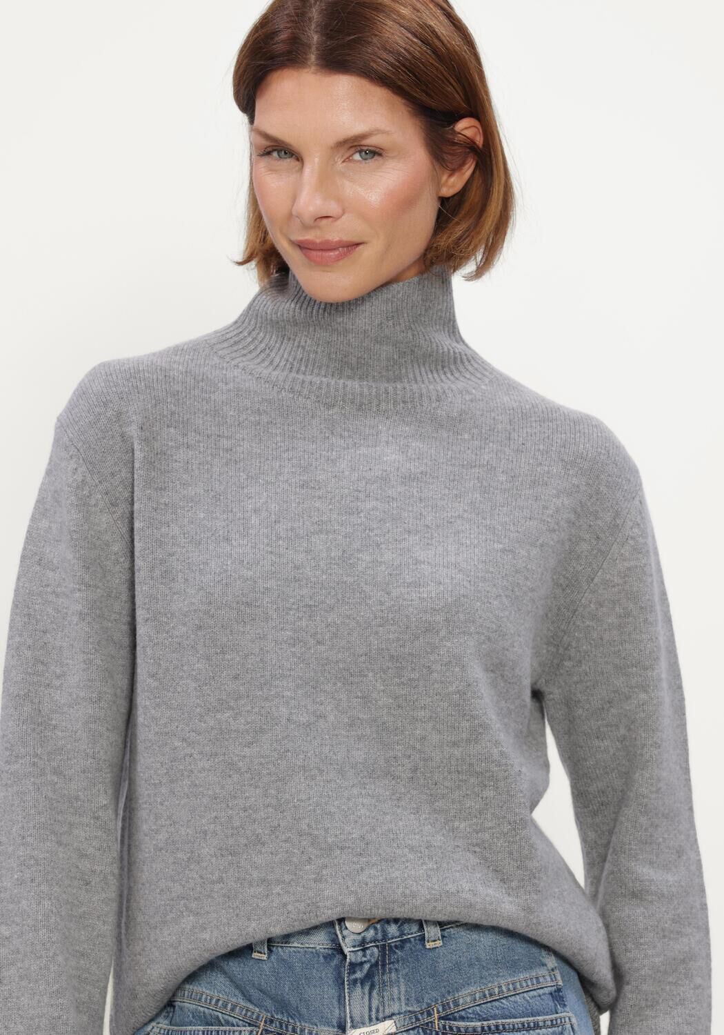 Grijze FFC Trui PULLOVER LUCA - large