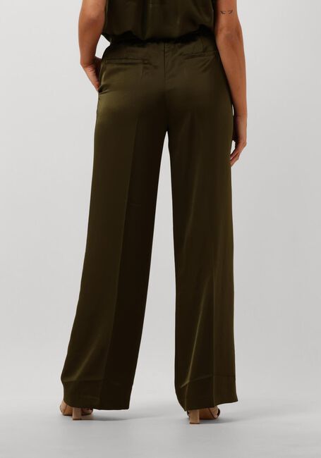Donkergroene DANTE6 Pantalon ZIJDEN BROEK - large