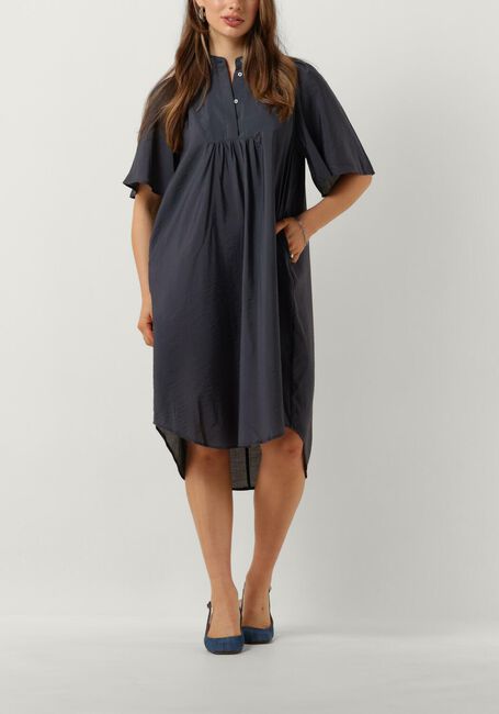Blauwe CO'COUTURE Midi jurk CALLUM VOLUME DRESS - large