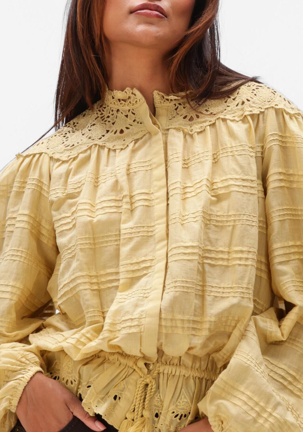 Butter yellow ISABEL MARANT Blouses POLLY-GB - large