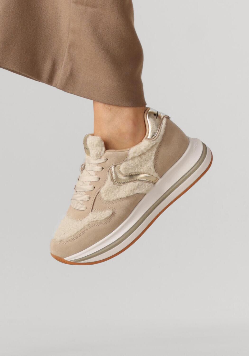 Beige VOILE BLANCHE Lage sneakers MERRY CURLY - large