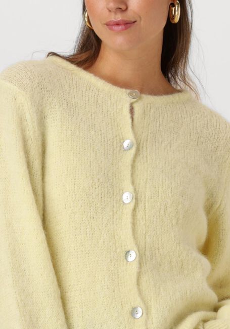 Gele AMERICAN DREAMS Vest SUSAN ALPACA CARDIGAN - large