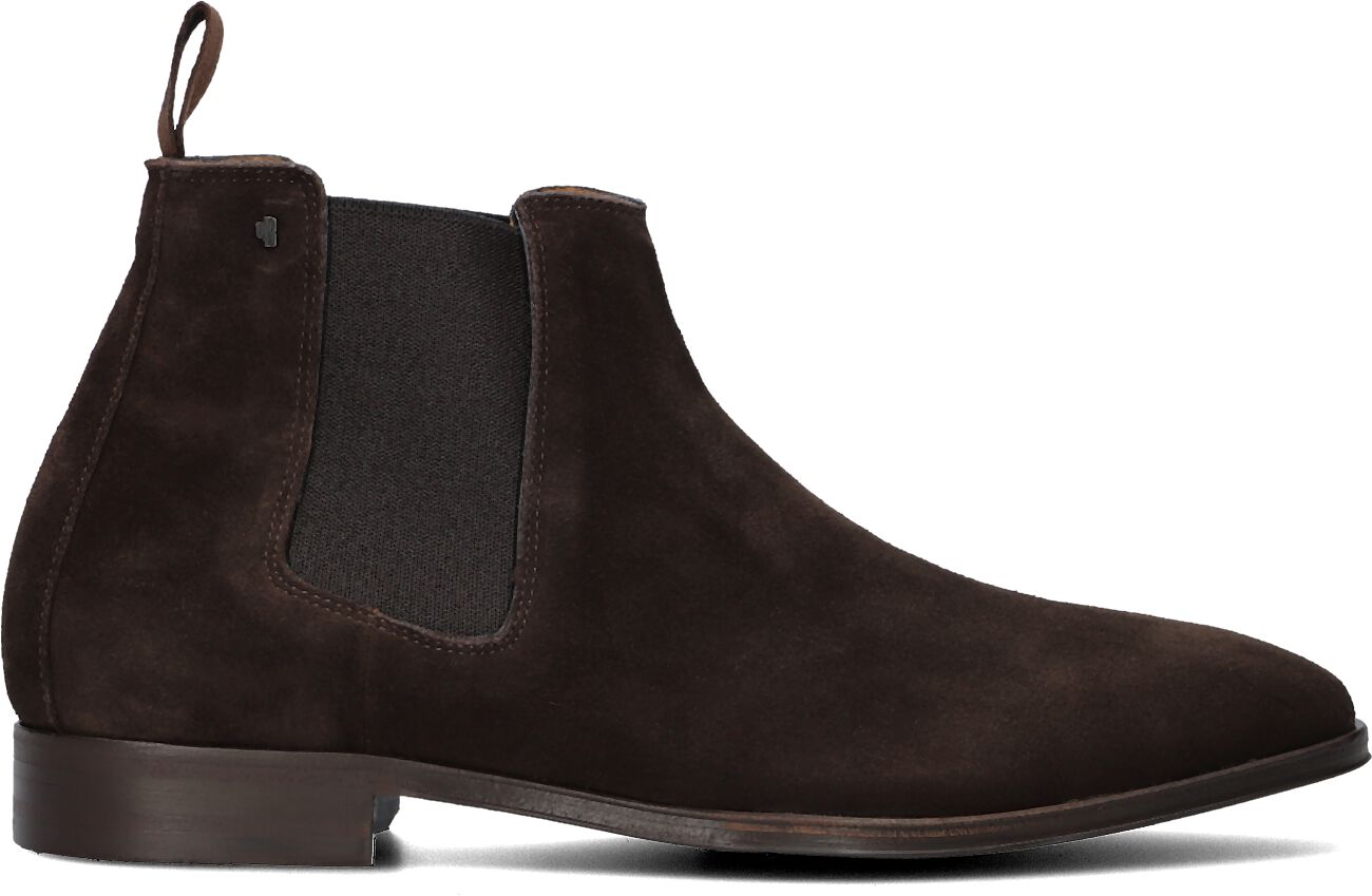 Van Bommel Chelsea Boots Heren Sbm-60014, Maat: 41,5, Materiaal: Suède, Kleur: Bruin