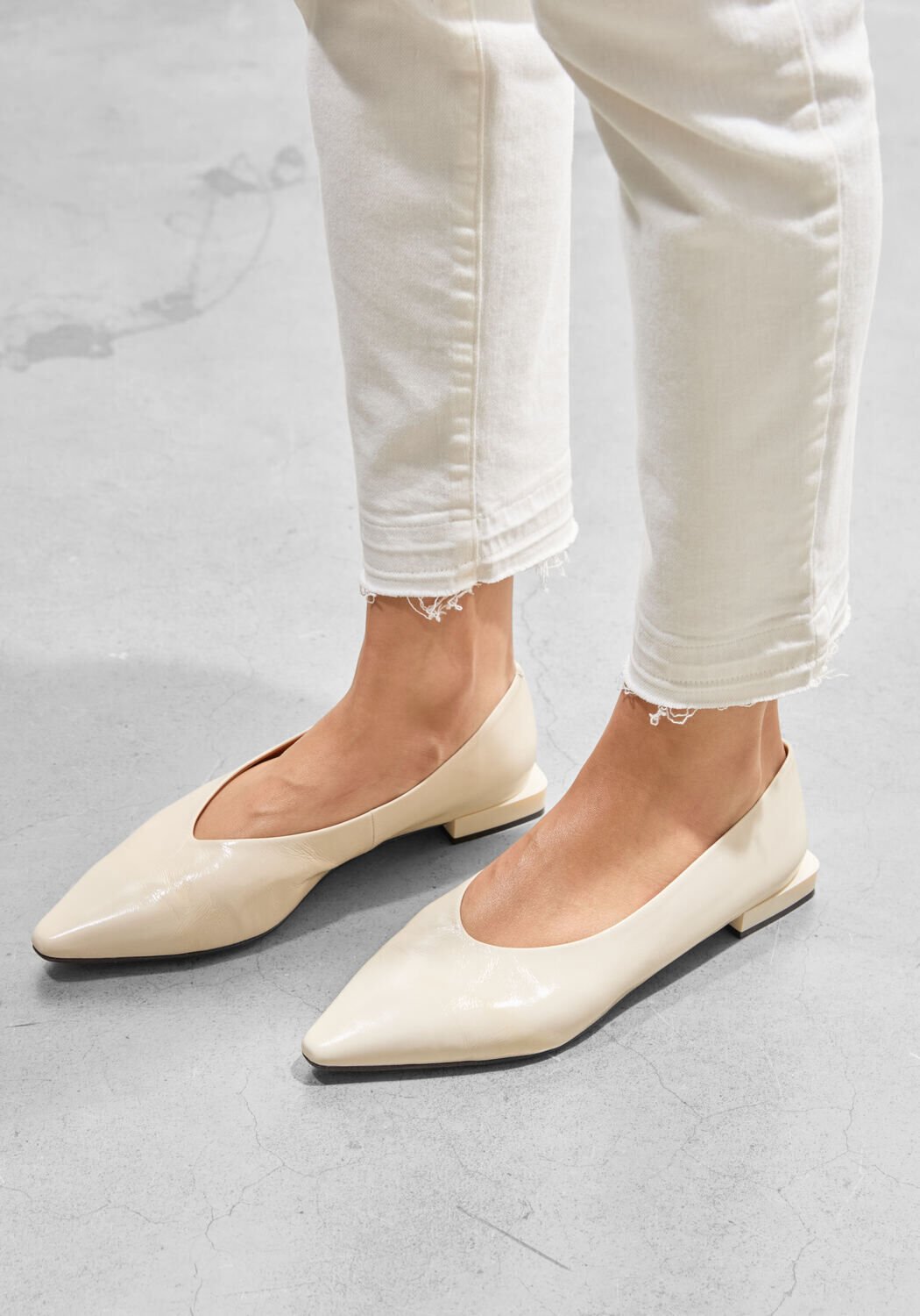 Beige &Aacute;NGEL ALARC&Oacute;N Ballerina's 24502 - medium