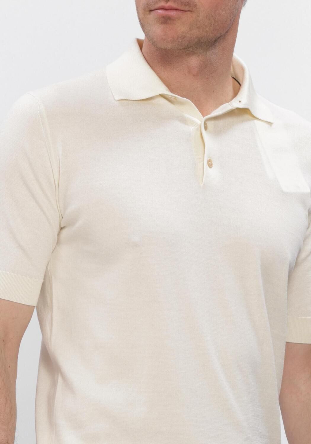 Ecru FILIPPO DE LAURENTIIS Polo POLO MC - large