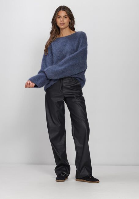 Blauwe KNIT-TED Broeken NAOMI PANTS - large