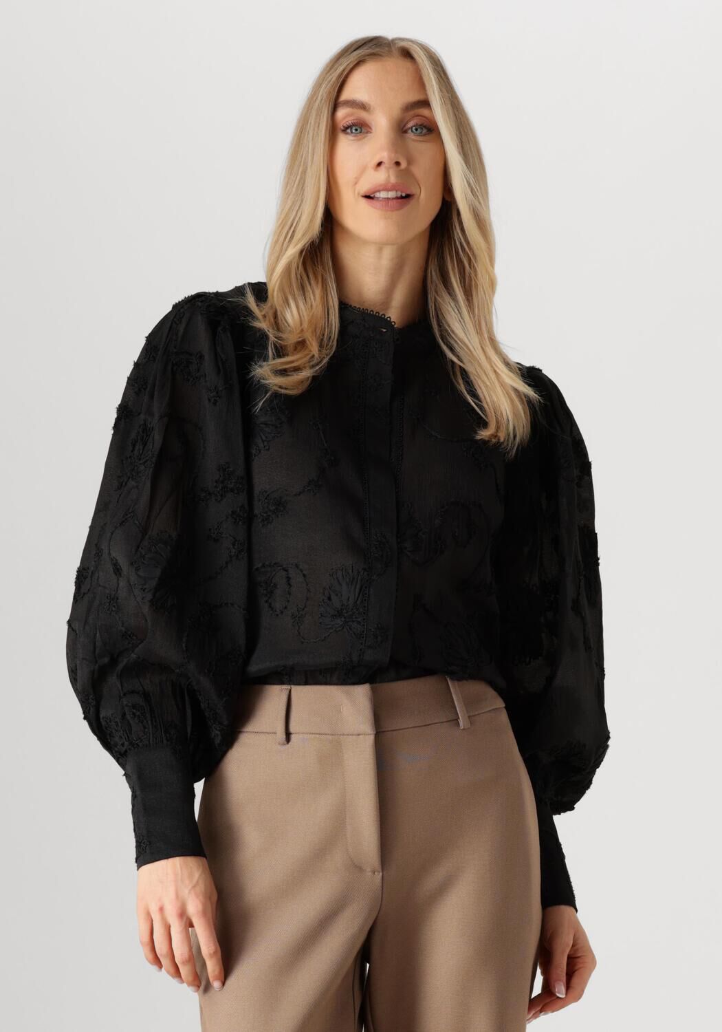 Copenhagen Muse Blouse Dames Cmmilde-shirt, Maat: L, Kleur: Zwart