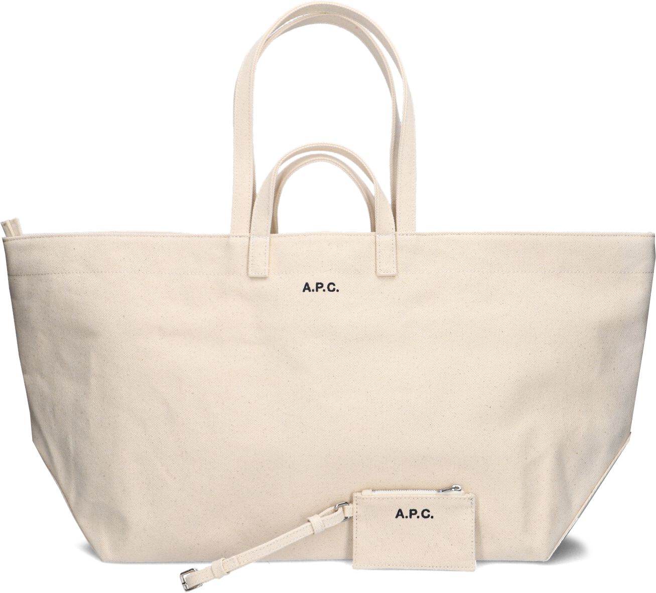 Apc Apc Handtas Dames Le Drummer Toile, Materiaal: Canvas, Kleur: Ecru