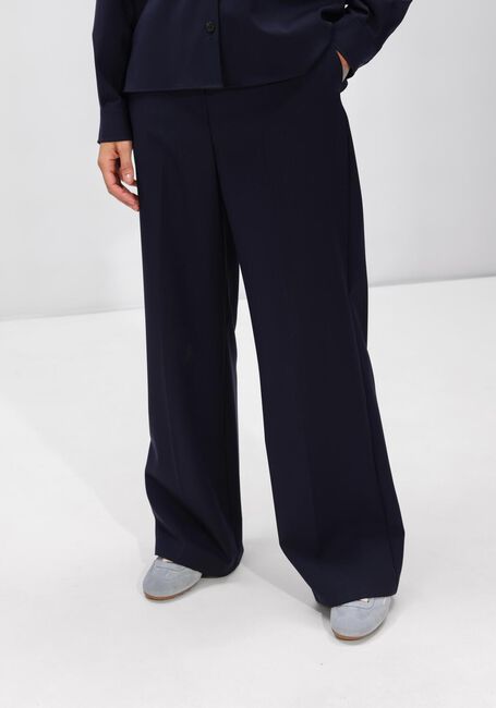 Donkerblauwe MAX MARA Wijde broek MALLO - large