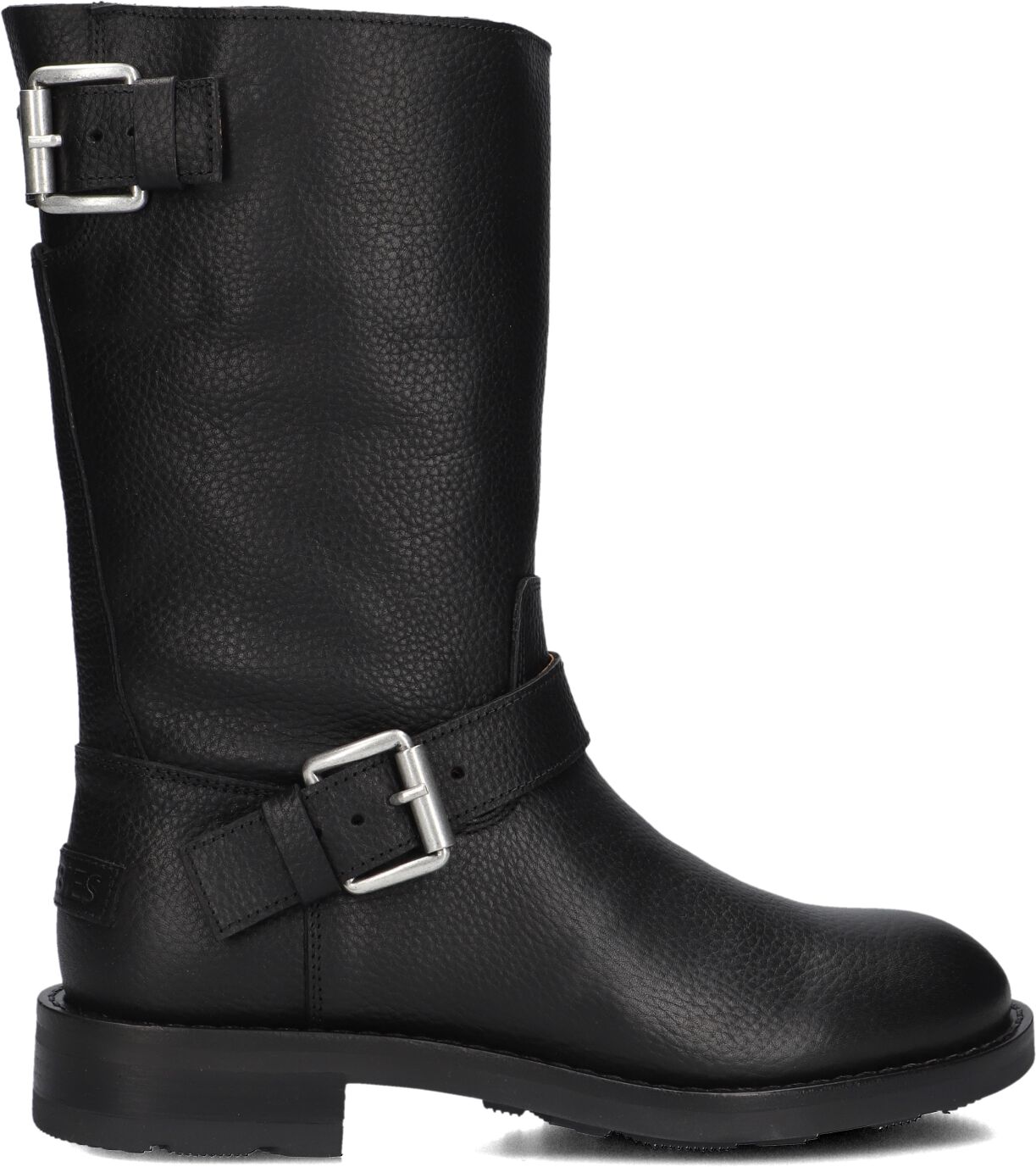 Shabbies Biker Boots Dames Alyd Mia, Maat: 42, Materiaal: Leer, Kleur: Zwart