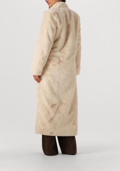 Ecru IBANA Faux fur jas CAMILLE - large