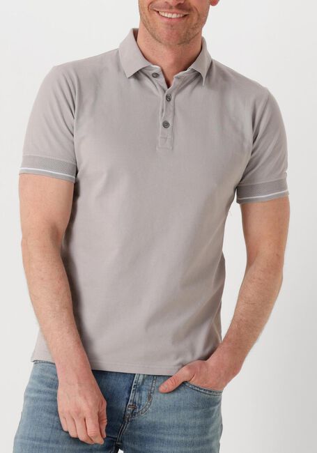Lichtgrijze GENTI Polo POLO 3 BUTTON SS J2001-1212 - large