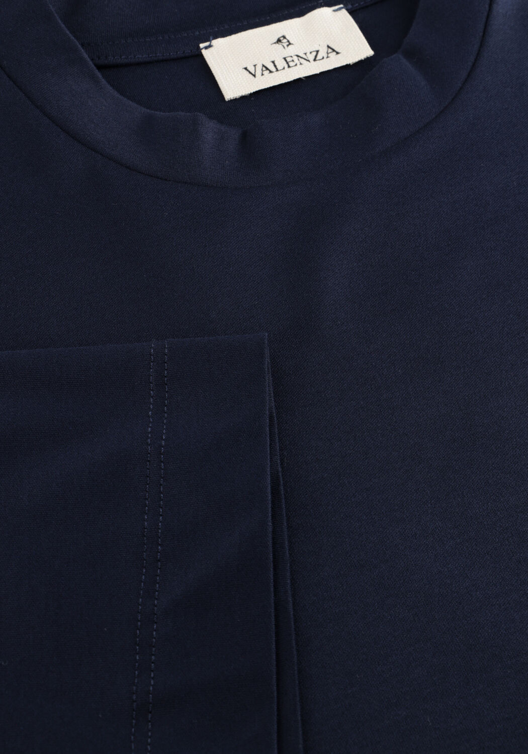 Donkerblauwe VALENZA T-shirt 1001 INTERLOCK SUPIMA TSHIRT - large