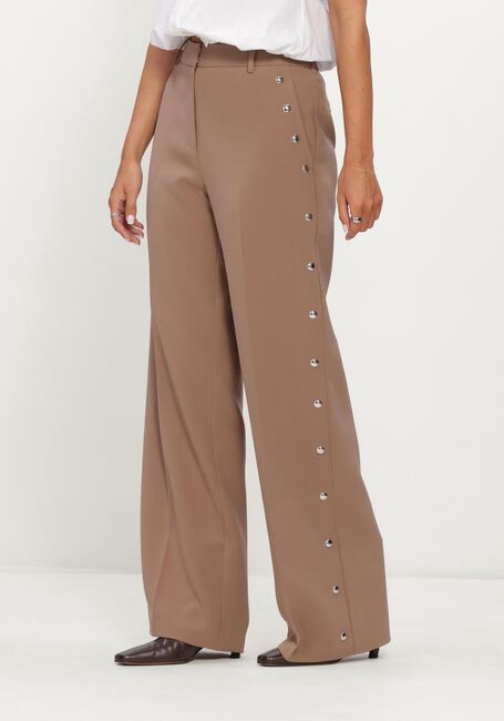 Bruine DANTE6 Broeken VEY STUDDED SMART PANTS - large