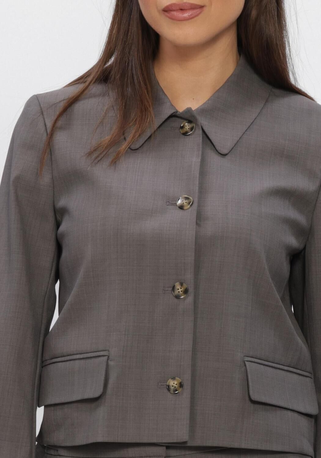 Grijze HERSKIND Blazer BARON FITTED JACKET - large