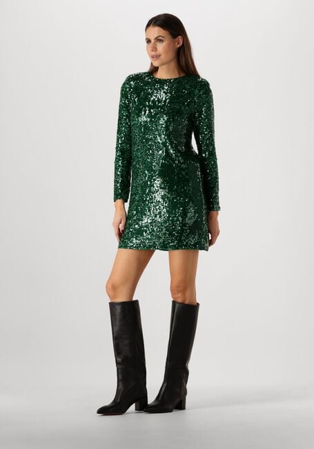 Groene SUNCOO Mini jurk CARLOTA GLITTER - large