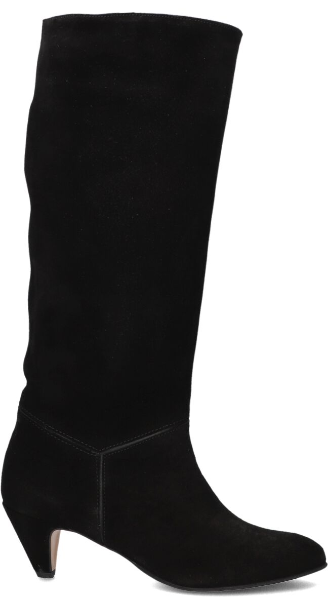 Anonymous Copenhagen Hoge Laarzen Dames Jasmina 50 Stiletto, Maat: 36, Materiaal: Suède, Kleur: Zwart