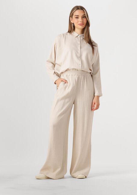 Beige KNIT-TED Wijde broek JALOU - large