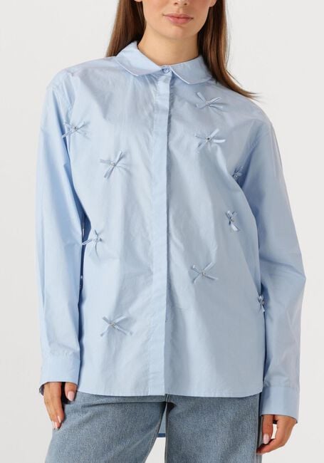 Lichtblauwe COPENHAGEN MUSE Blouses CMVATAN-SHIRT - large
