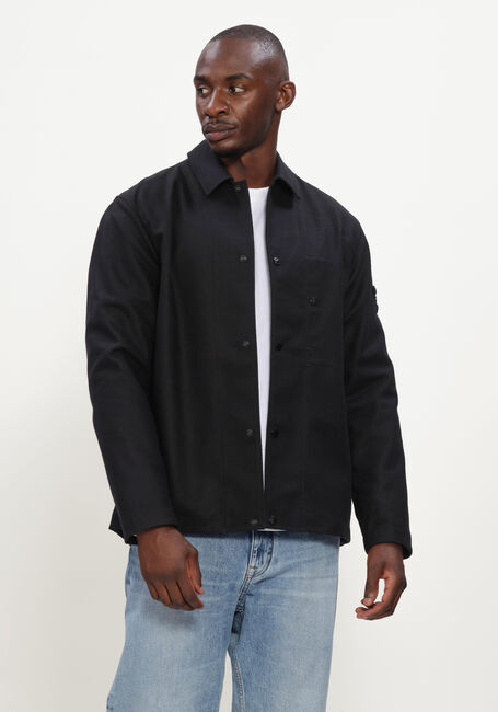 Zwarte STONE ISLAND Overshirt SHIRTS S0F24 - large