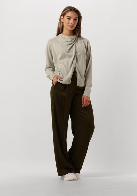 Groene DANTE6 Vest CASHMERE MIX VEST - large