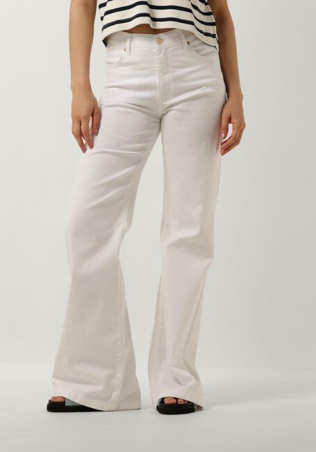 Witte CO'COUTURE Flared jeans DORY WHITE LONG JEANS - large