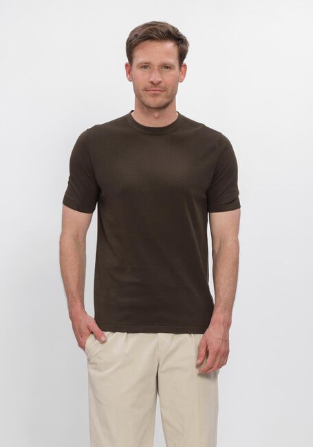 Bruine PROFUOMO Polo T-SHIRT CREW NECK SS AERO EASE - large