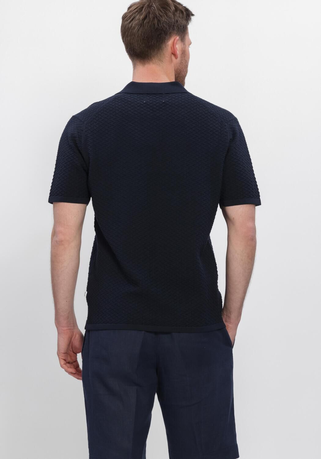 Donkerblauwe NN.07 Polo PAUL SS 60016 - large