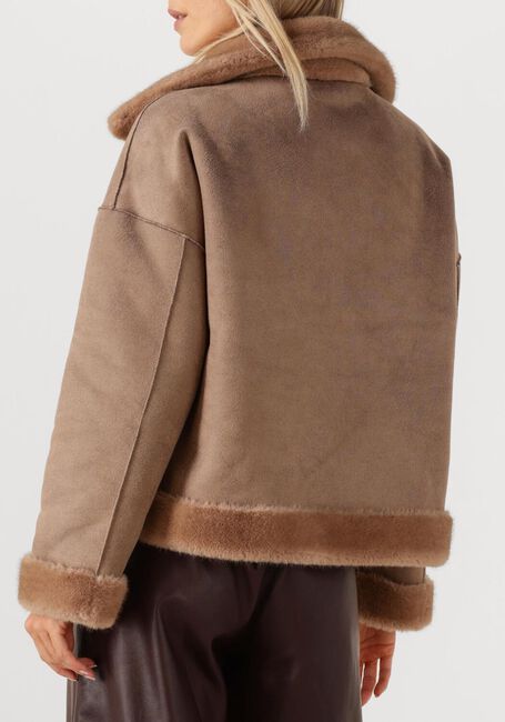 Bruine STUDIO AR Faux fur jas FAJE - large