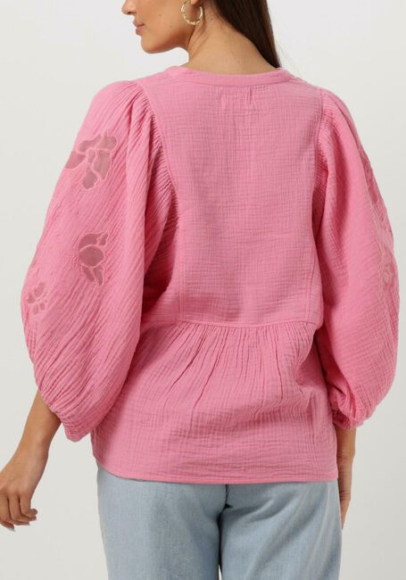 Roze SISSEL EDELBO Blouses EVELYN ORGANIC COTTON TOP - large