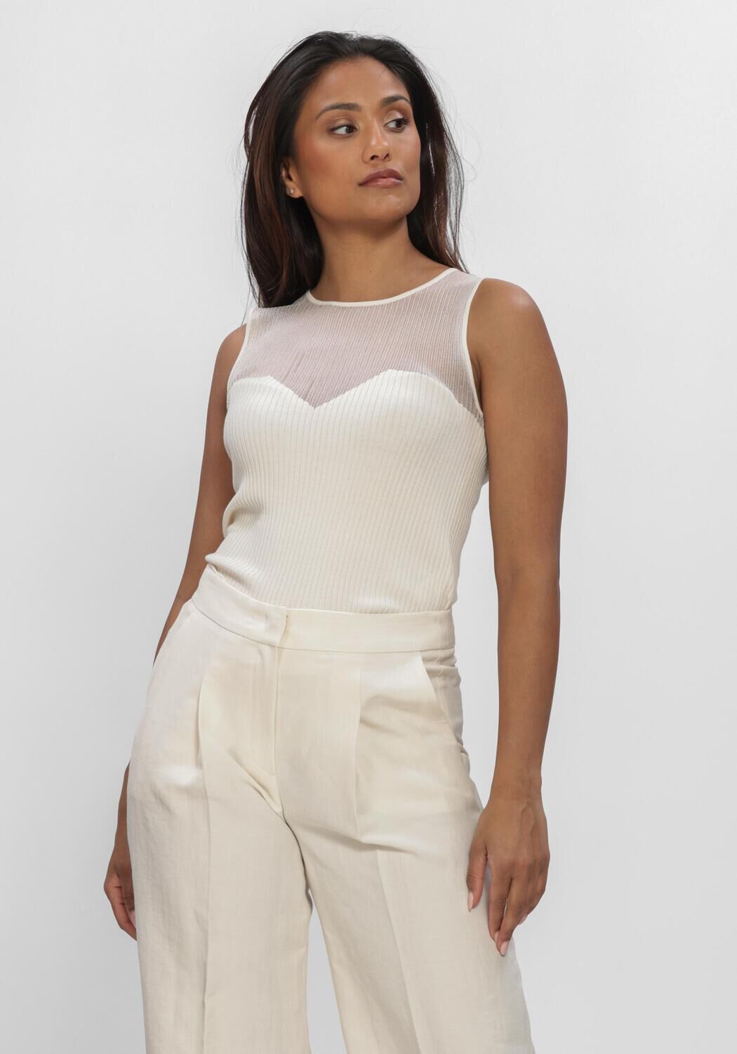 Ecru LUISA CERANO Tops & T-shirts 138775/5940-00 - large