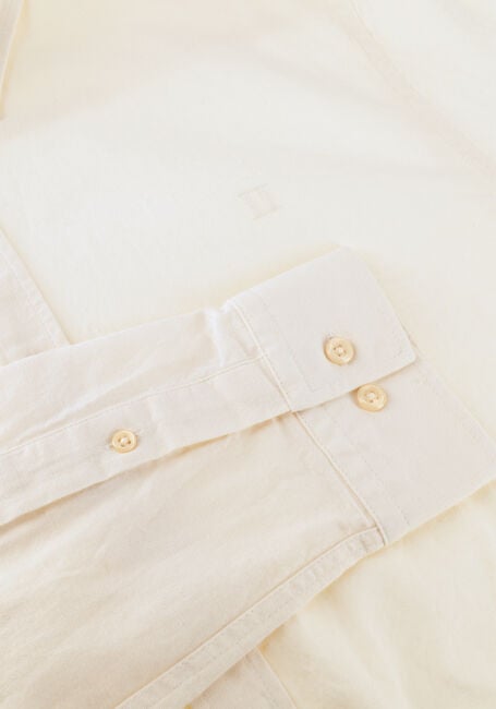 Ecru LES DEUX Casual overhemd KONRAD COTTON LINEN SHIRT - large