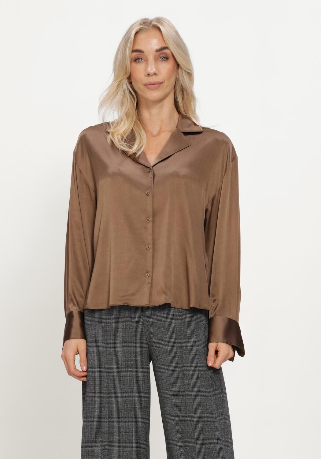 Bruine DOROTHEE SCHUMACHER Blouses SENSE OF SHINE BLOUSE - large