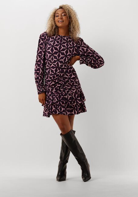 Paarse SUNCOO Mini jurk CHAMA - large