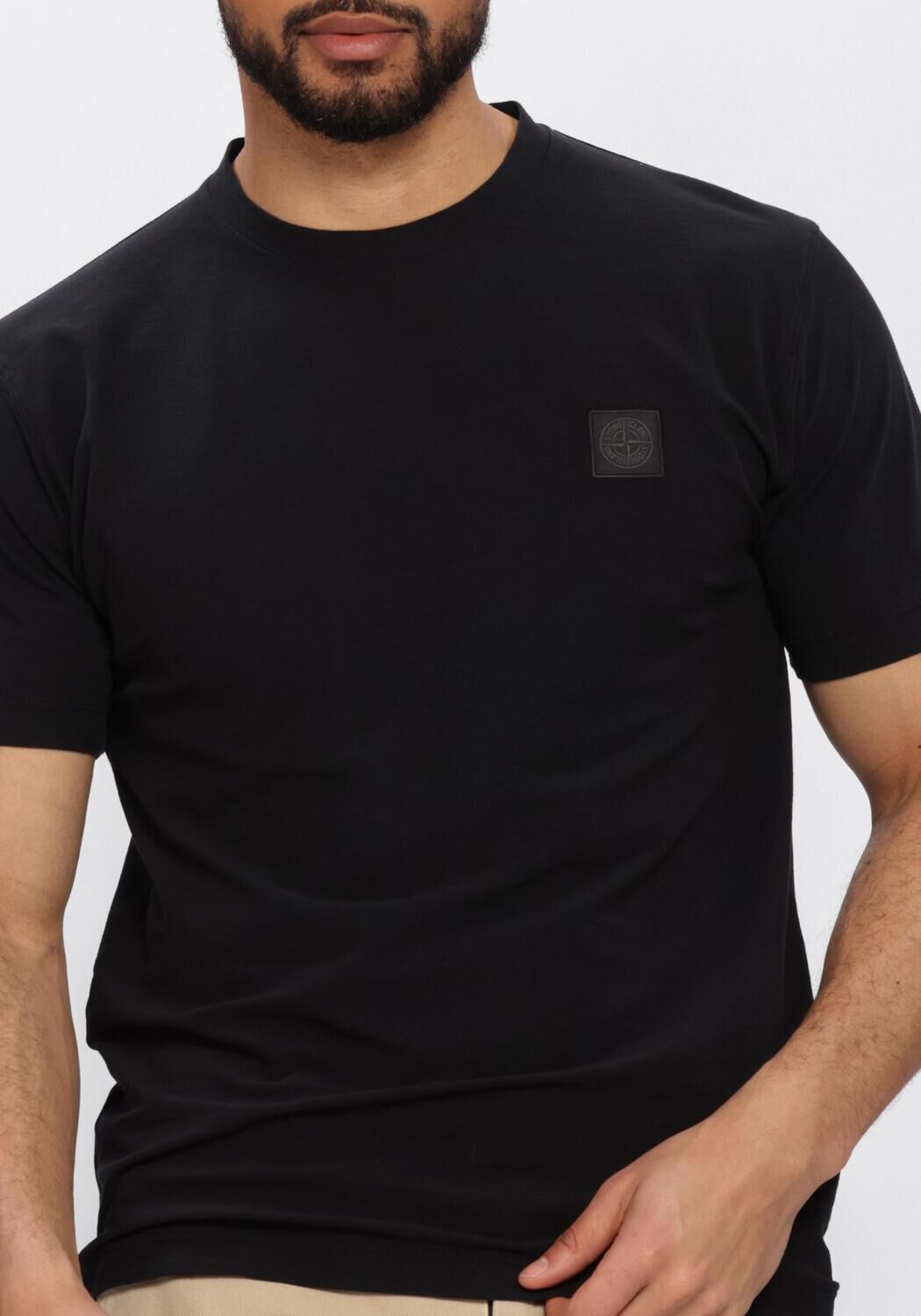 Zwarte STONE ISLAND T-shirt SS T-SHIRT S0F11 - large