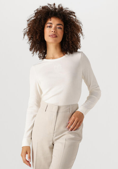 Witte CO'COUTURE T-shirt GRANNY EMBROIDERY LONGSLEEVE TEE - large