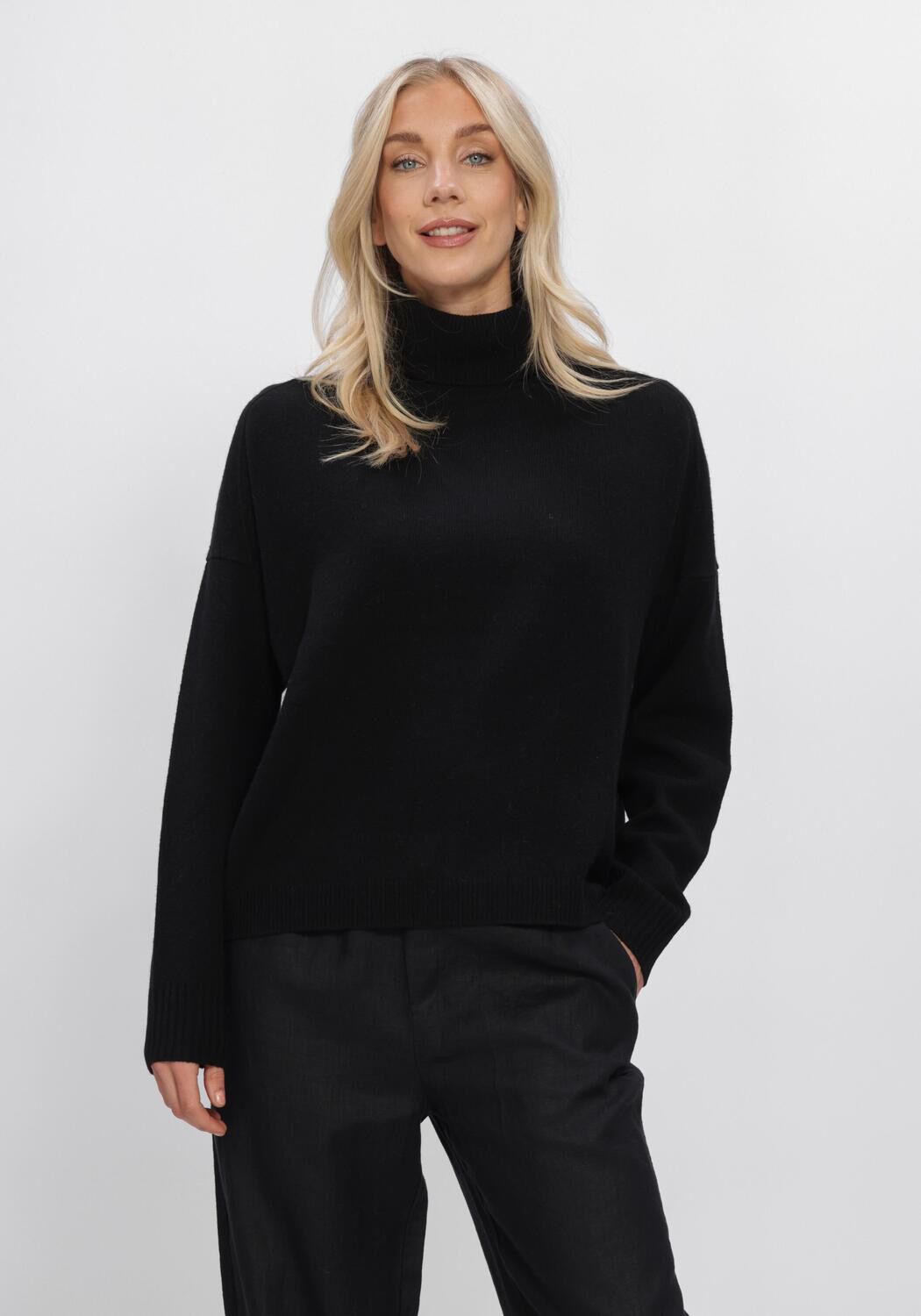 Zwarte CLOSED Trui ROLLI LONGSLEEVE - large