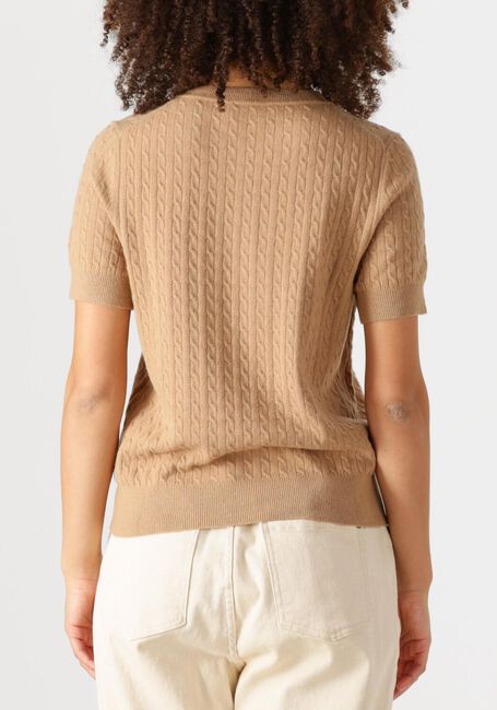 Bruine TOMMY HILFIGER Top MINI CABLE C-NK CARDI SS - large