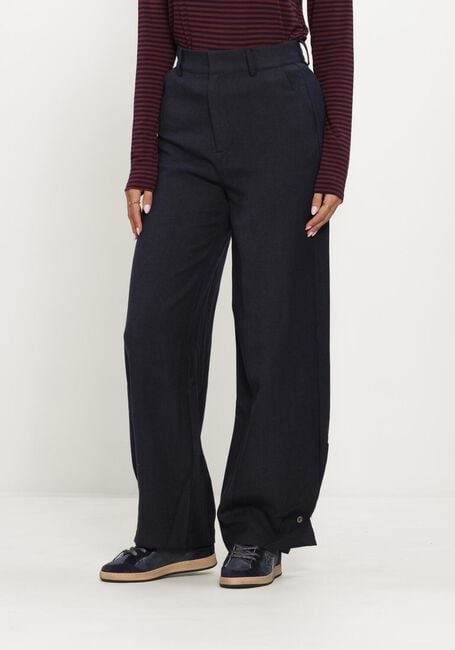 Donkerblauwe RUBY TUESDAY Broeken CLENDIS TAPPERED BUTTON DETAIL PANTS - large