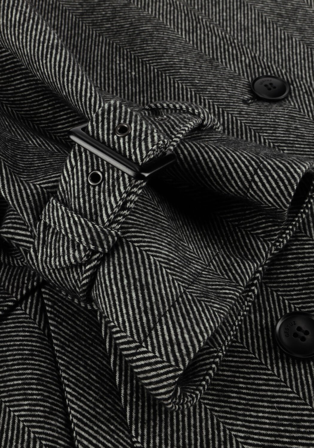 Grijze GESTUZ Mantel GZAVIC SHORT JACKET - large