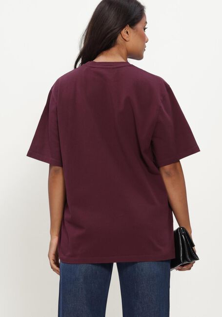 Bordeaux ROTATE Tops & T-shirts JERSEY OVERSIZED T-SHIRT - large