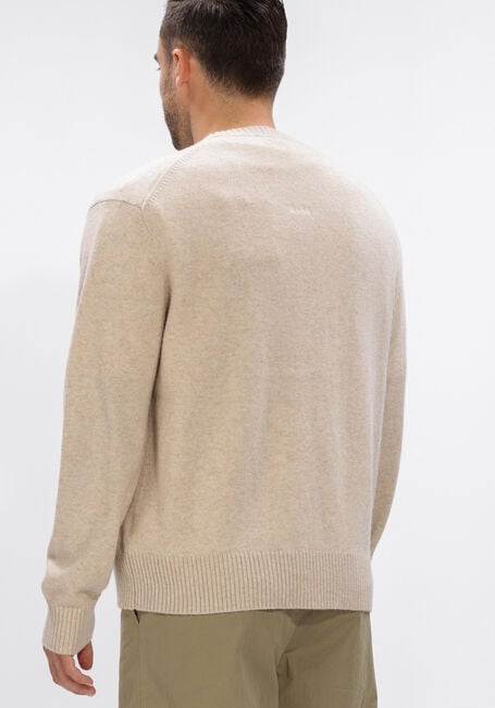 Witte OLAF HUSSEIN Trui ESSENTIAL KNITTED CREWNECK - large