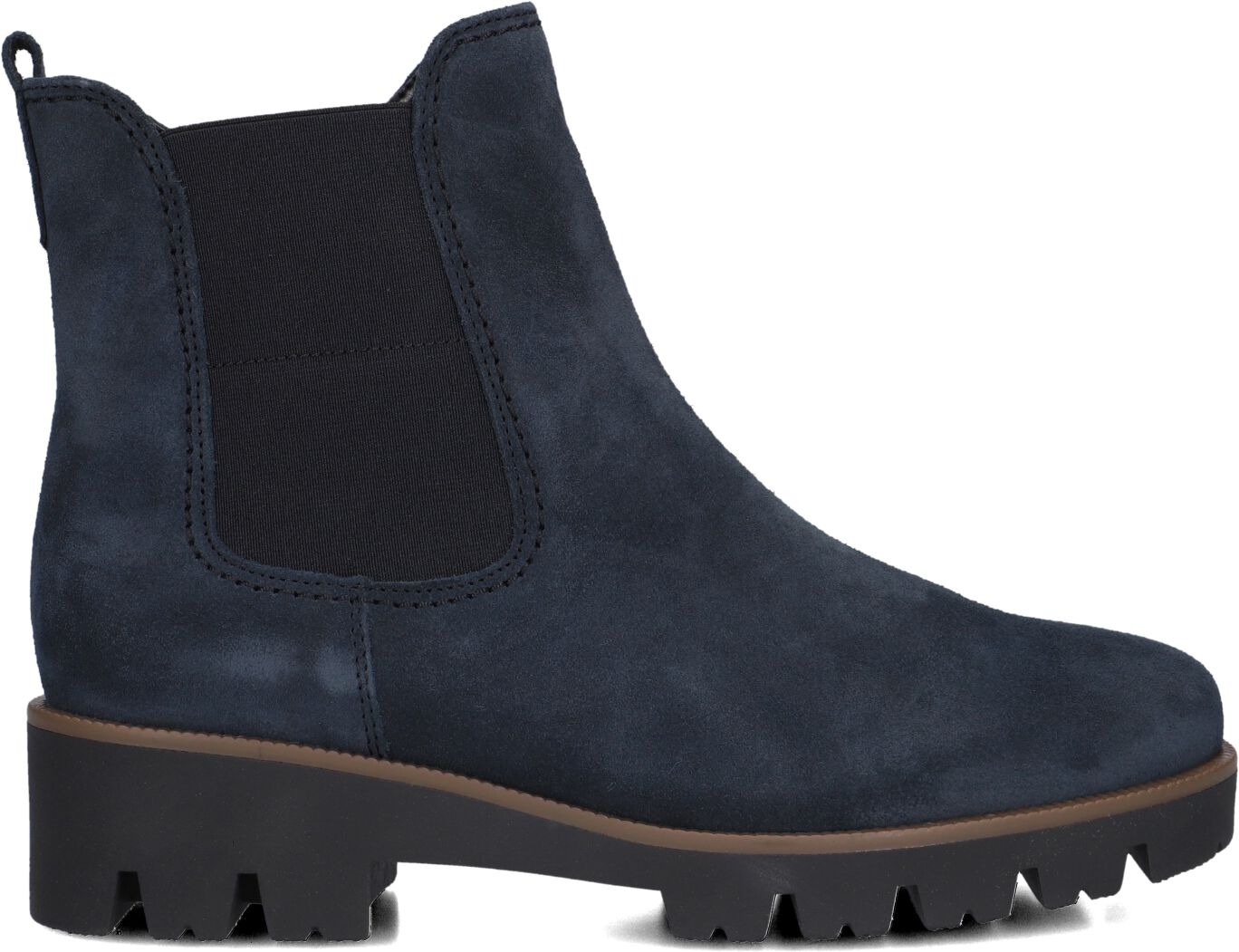 Gabor Chelsea Boots Dames 051, Maat: 36, Materiaal: Suède, Kleur: Blauw