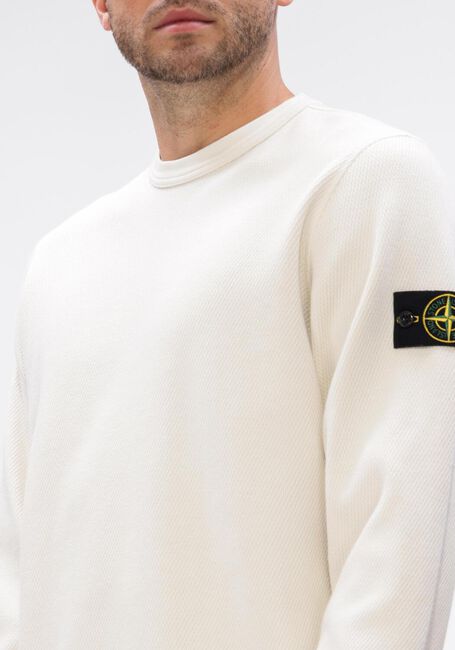 Ecru STONE ISLAND Sweater SWEATSHIRT S0297 - large