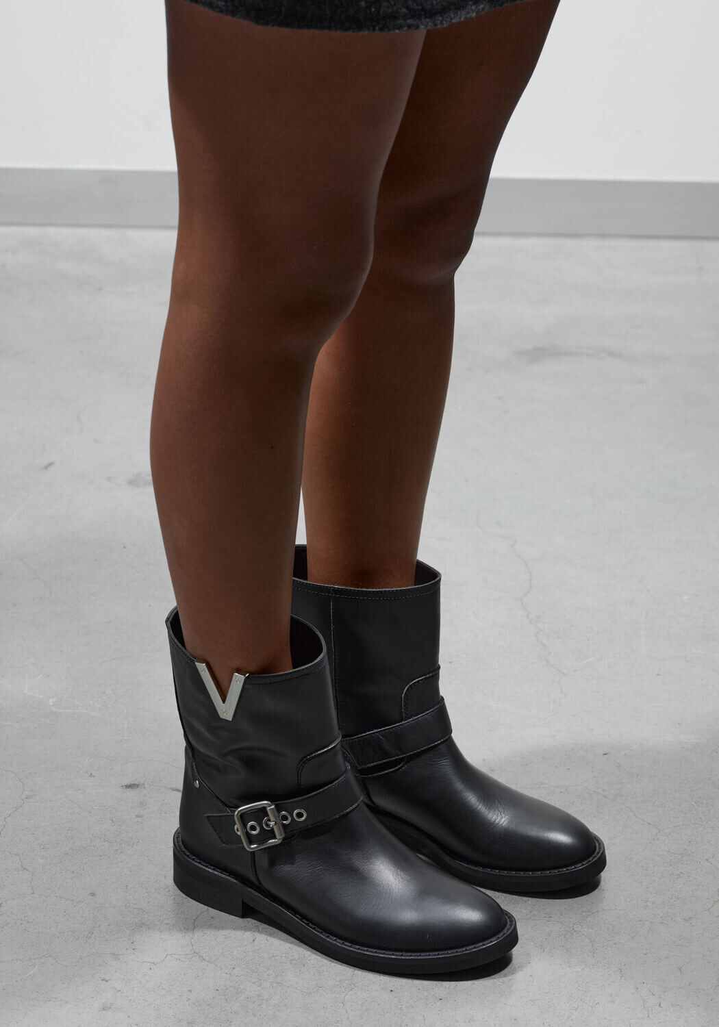 Zwarte VIA ROMA 15 Enkellaarsjes MALIBU 4218 - large