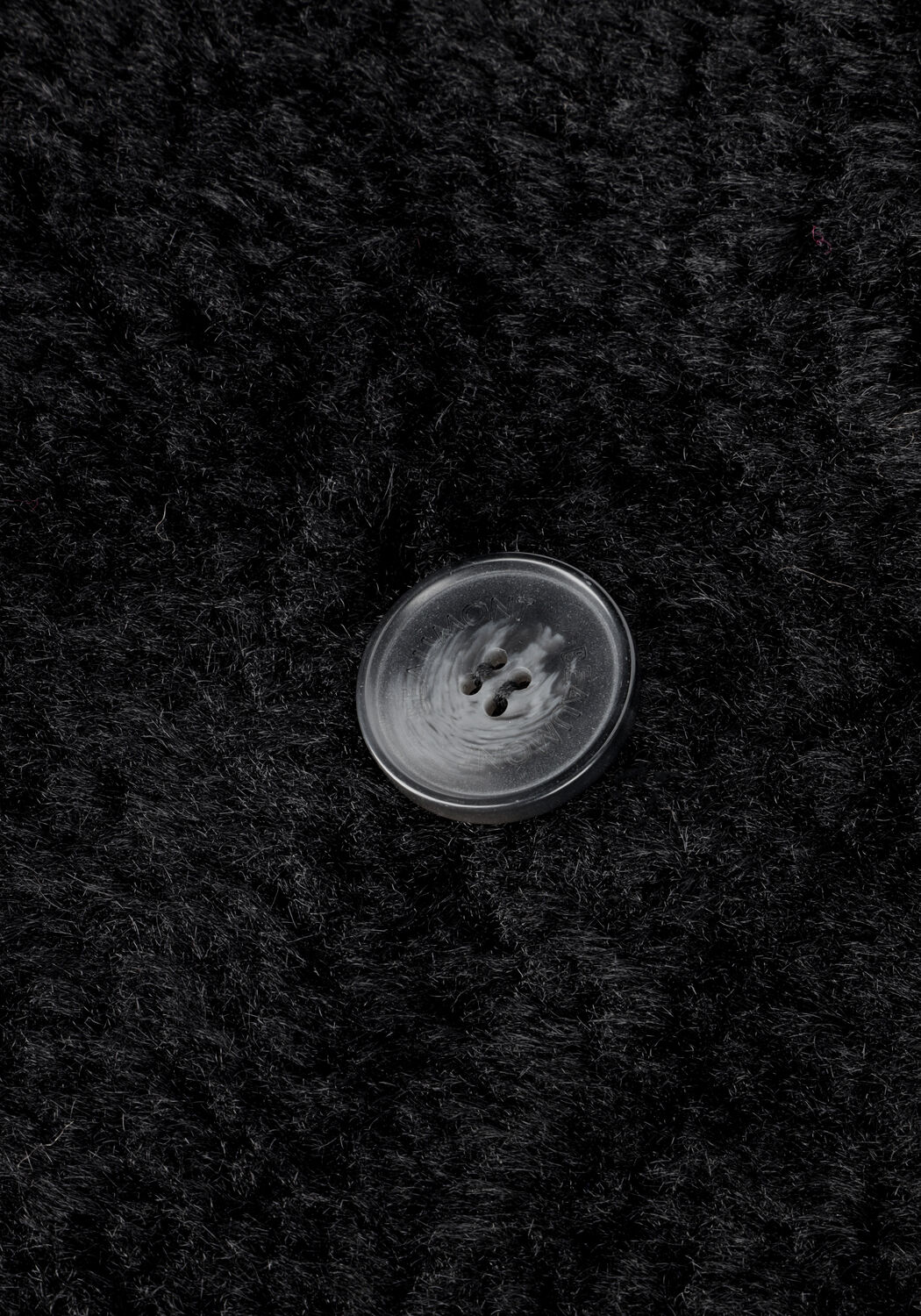 Zwarte BEAUMONT Teddy jas REVERSIBLE LAMMY LONG BODY - large