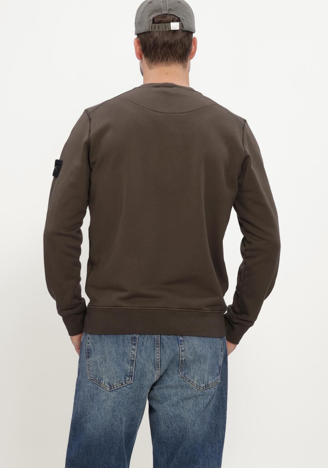 Bruine STONE ISLAND Sweater SWEATSHIRT S0051 - large