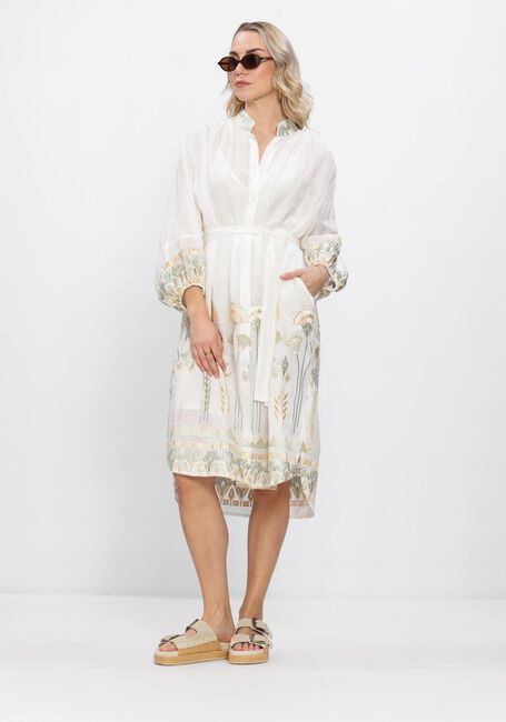 Gebroken wit GREEK ARCHAIC KORI Midi jurk S26K-4075057 - large